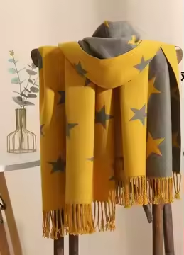 Star Shawl-Silver Reversible