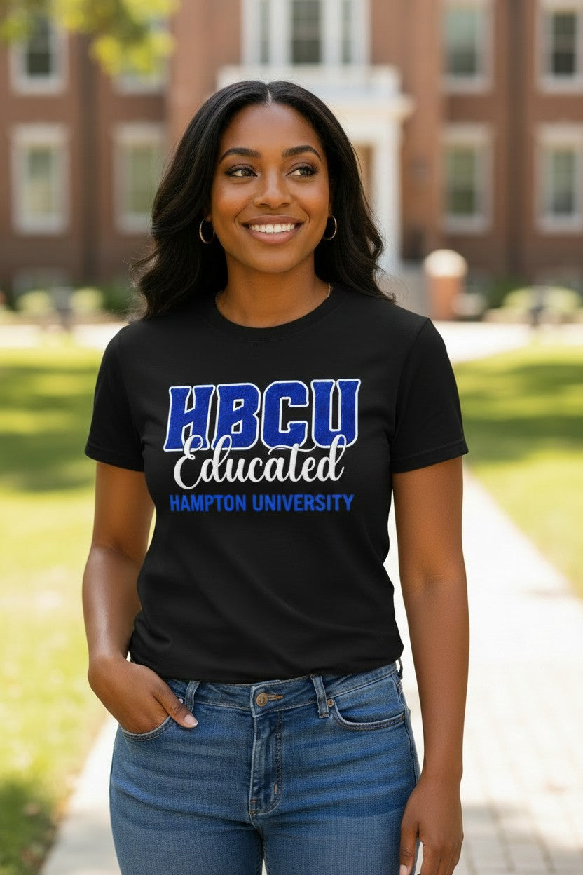 PRE-ORDER T-Shirt-HBCU Educated Hampton