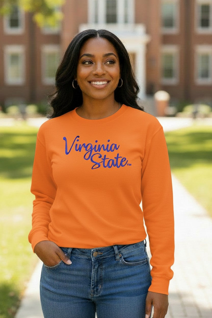 Sweatshirt-Virginia State spelled out