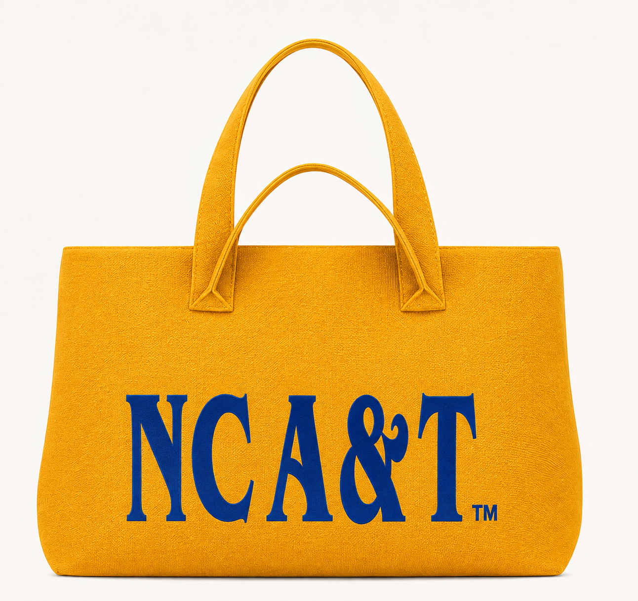 "PRE-ORDER" Bag-NC A&T Knit Tote Gold