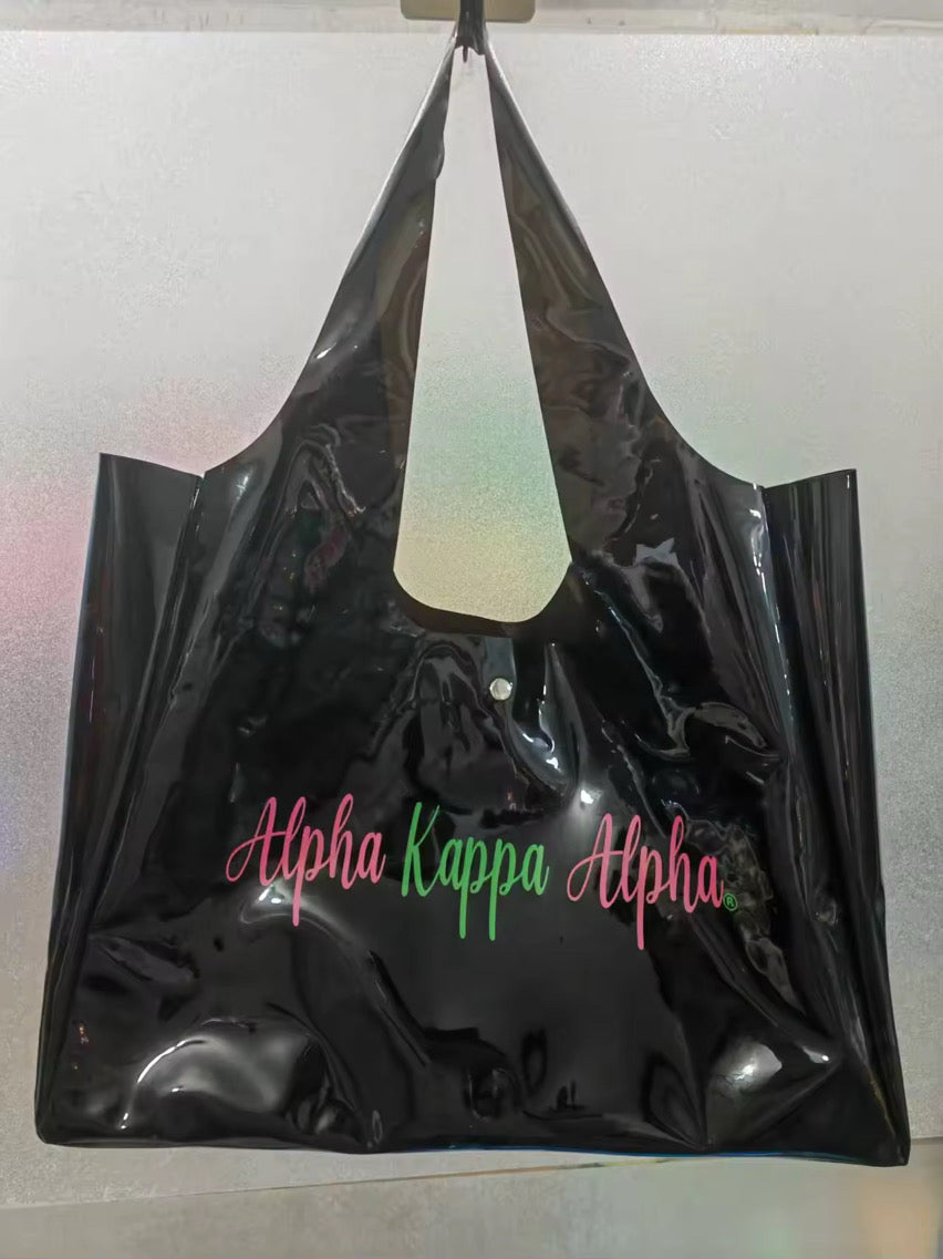 Bag-Alpha Kappa Alpha Clear Black
