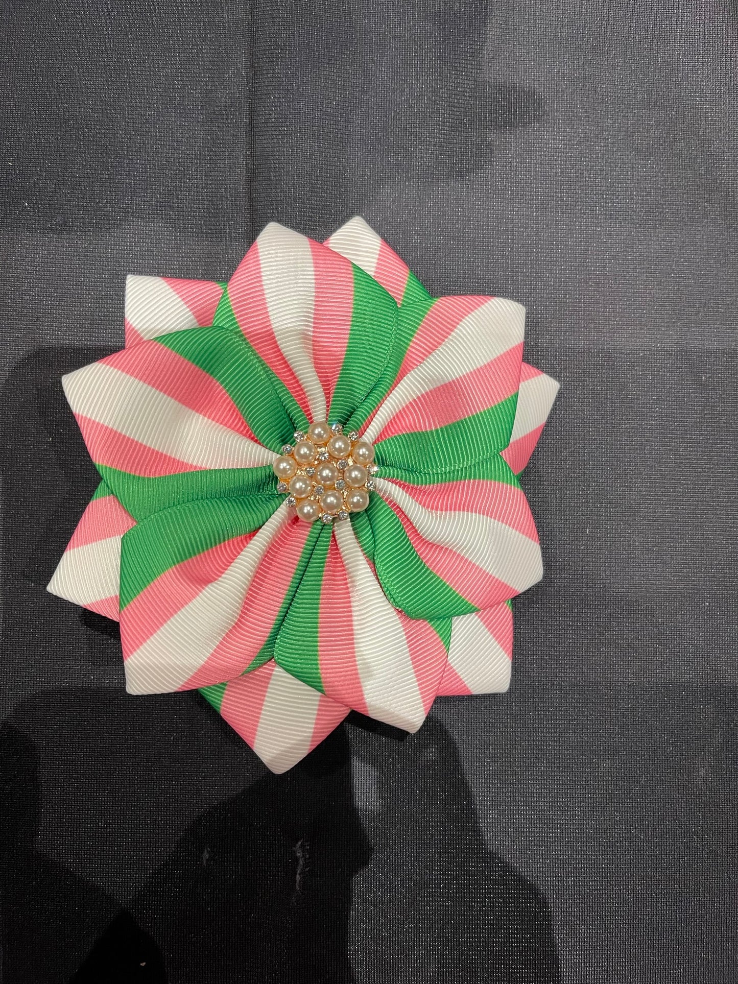 Brooch-Pink & Green