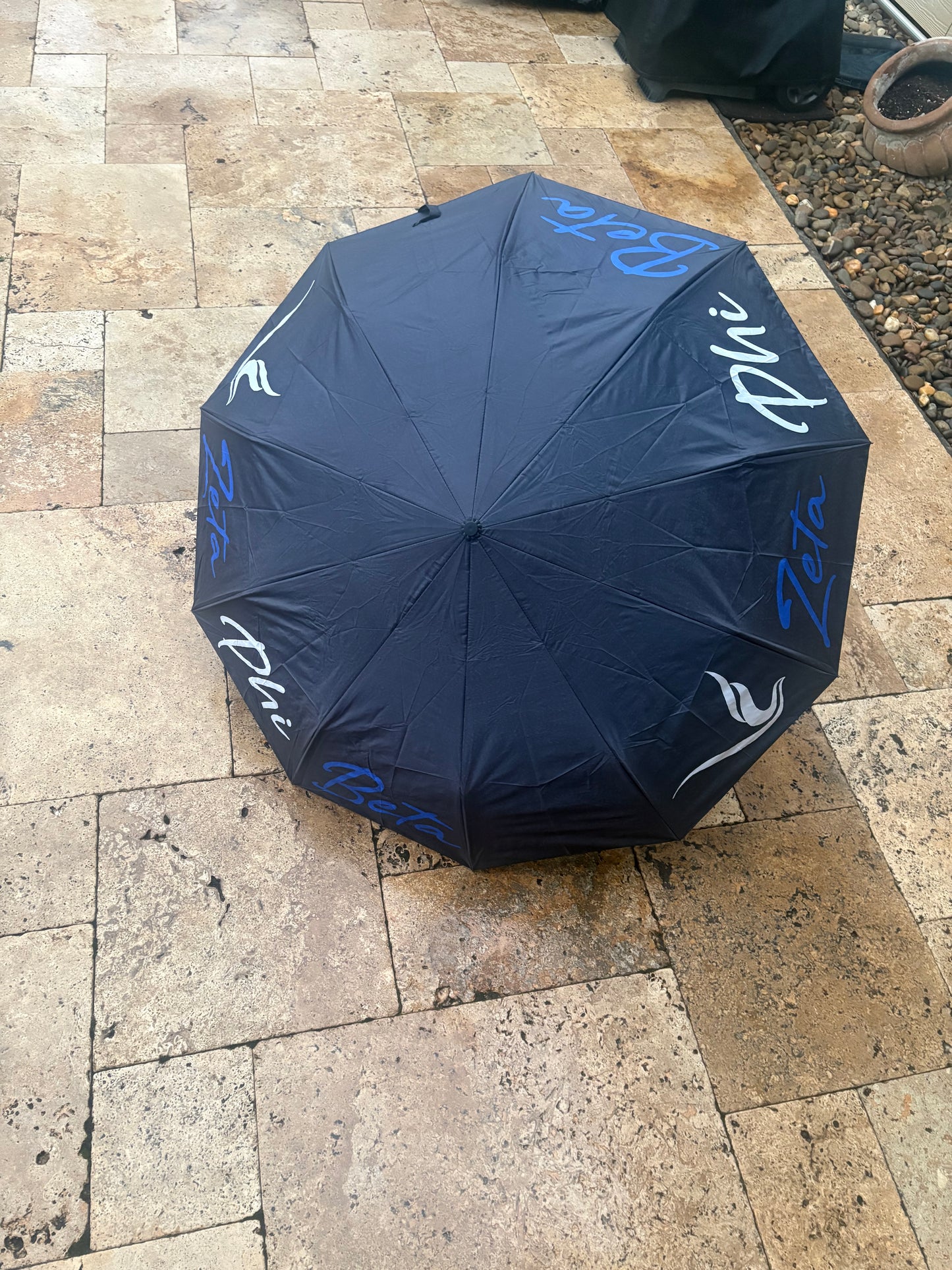 UMBRELLA-ZPB Spelled out Black