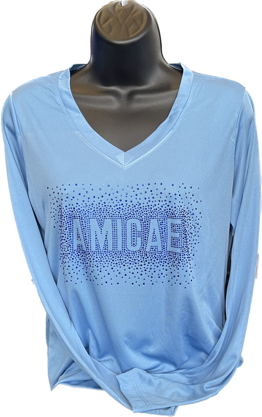 Amicae Rhinestone Long Sleeve Shirt