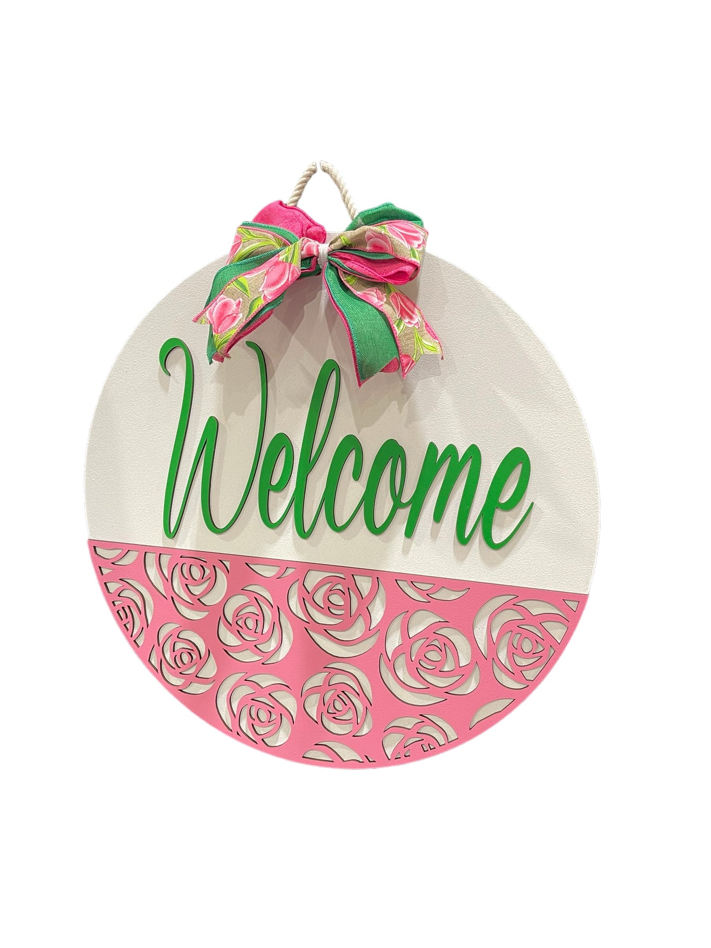 Welcome Door Sign-AKA