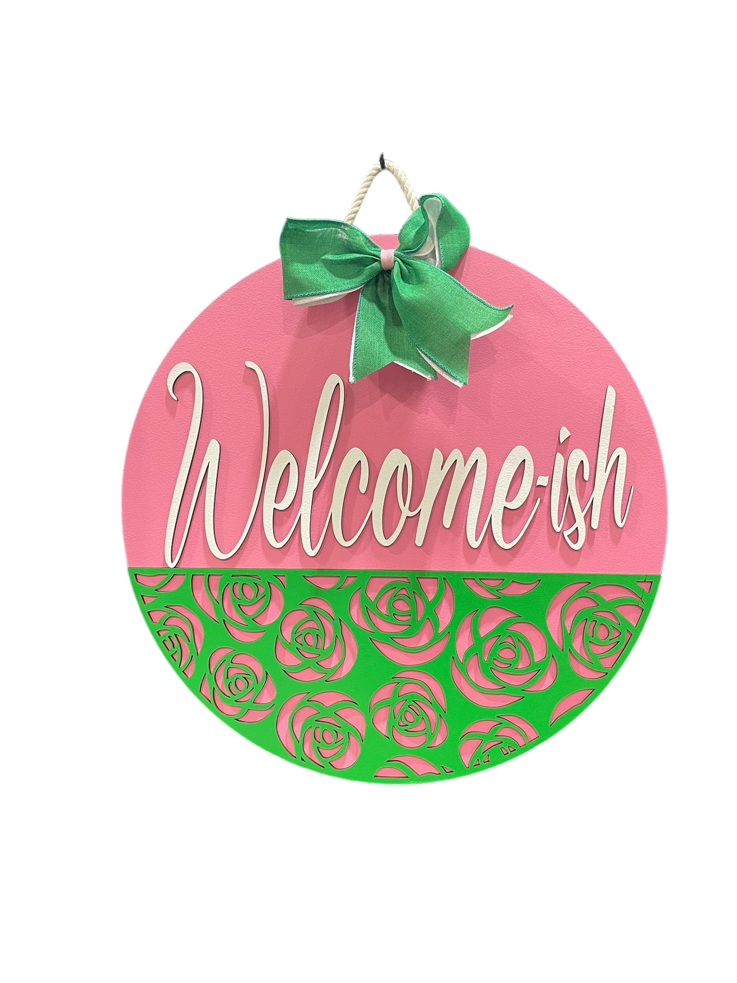 Welcome Door Sign-AKA