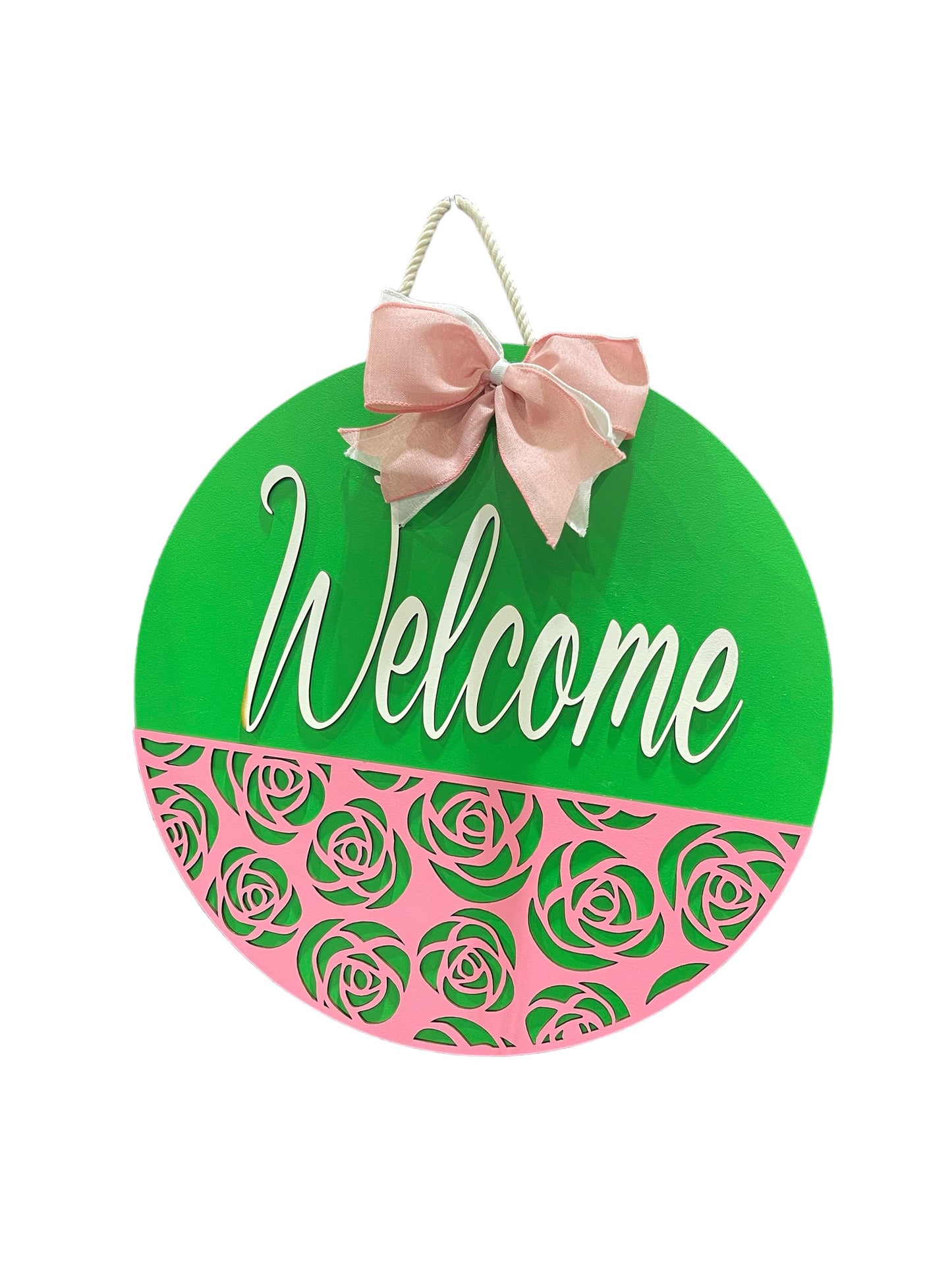 Welcome Door Sign-AKA