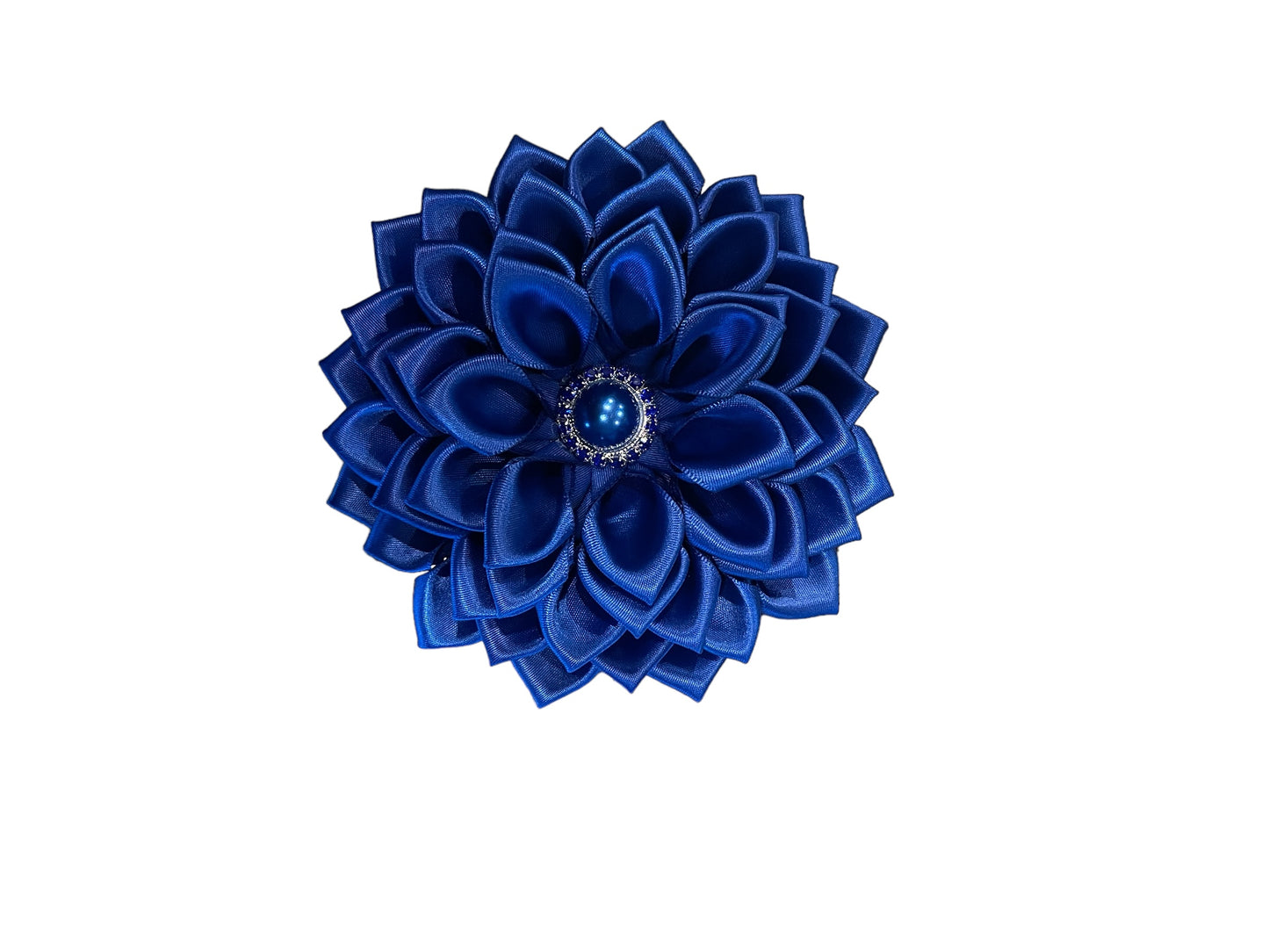 Brooch-Satin Royal Blue