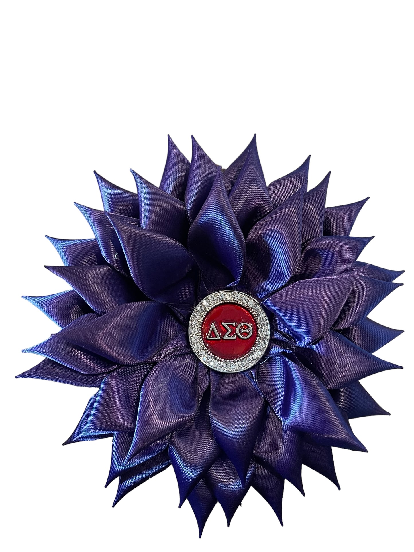 Brooch-Satin Purple Brooch