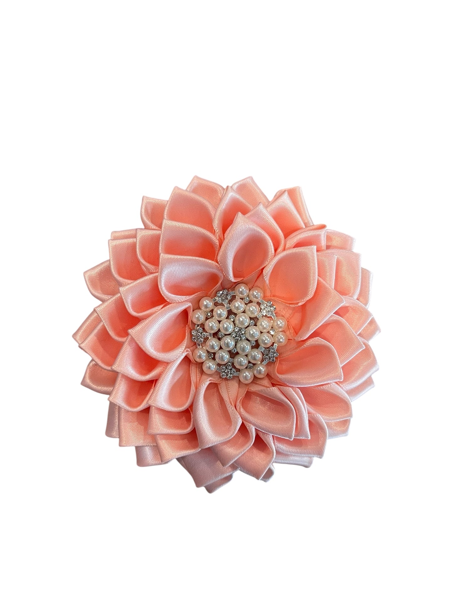 Brooch-Satin Peach