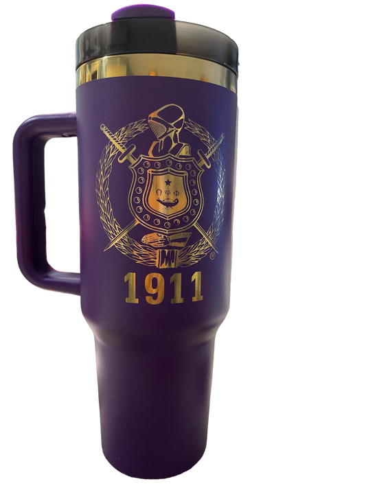 Tumbler-40oz OPP Laser Engraved Crest