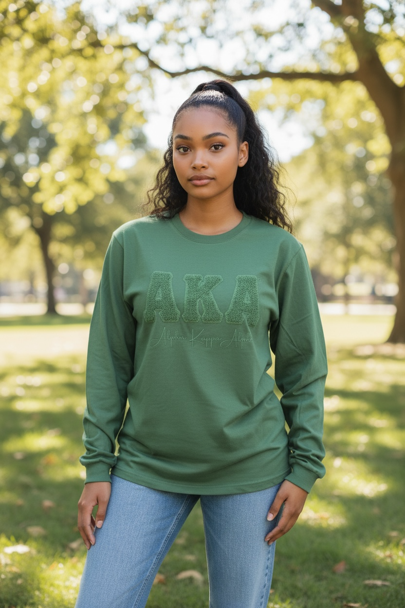 TShirt-AKA Long Sleeve Chenille