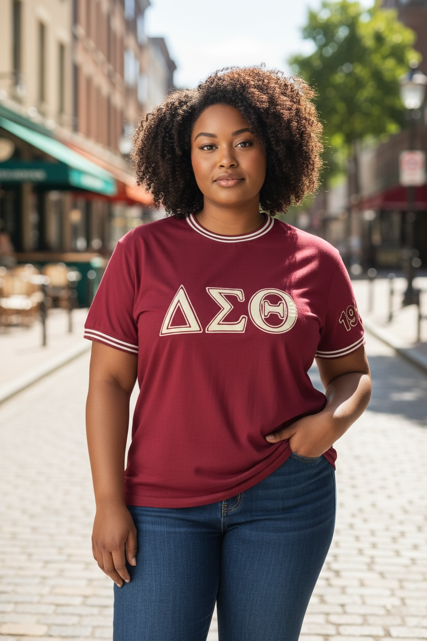 T-Shirt-DST Ringer Chenille