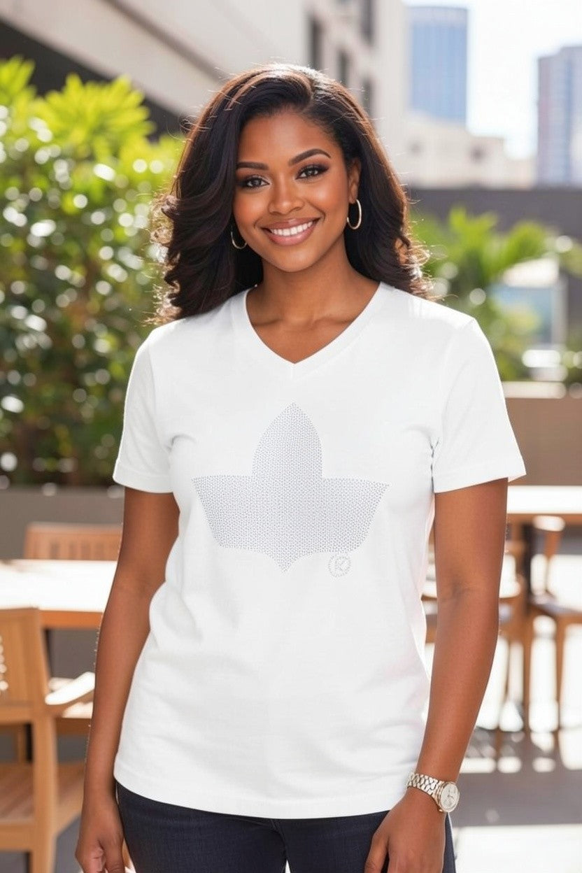 T shirt-Ivy Pearl White