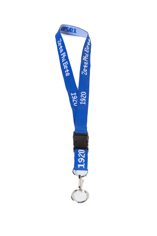 Woven Embroidered Lanyard-ZPB
