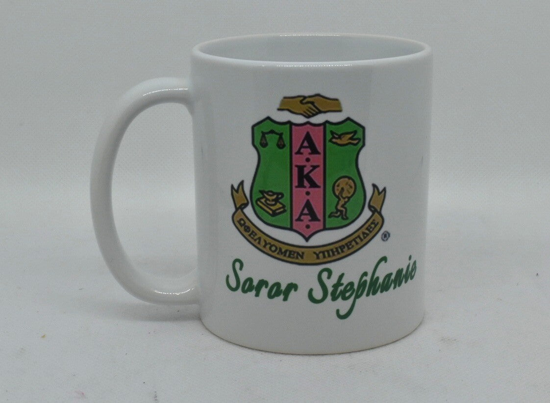 Ceramic Mug-AKA Shield & Name Mug