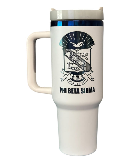 Tumbler-40oz PBS Laser Engraved Shield