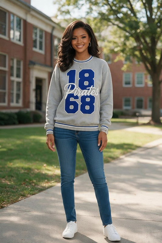 Sweatshirt-1868 Pirates Chenille
