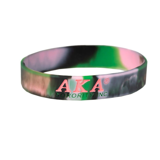 Tye Dye Silicone Wristband-AKA