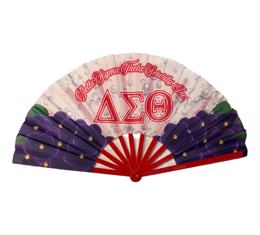 Fan-DST Red with Violets