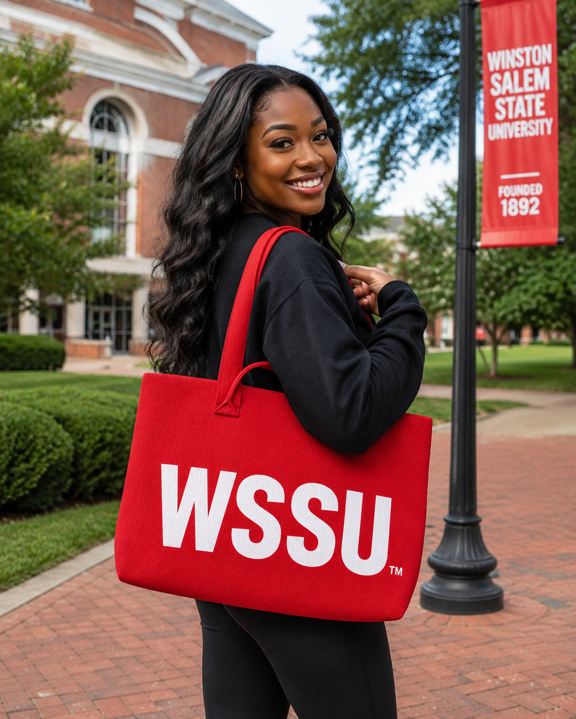 "PRE-ORDER" Bag-WSSU Knit Tote
