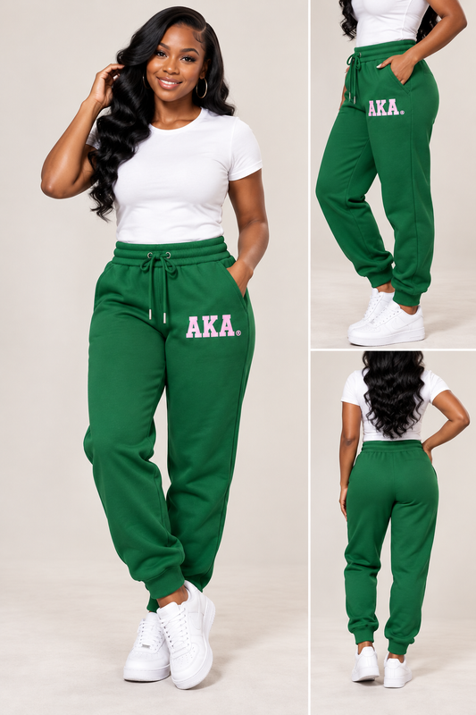 Joggers-AKA Green