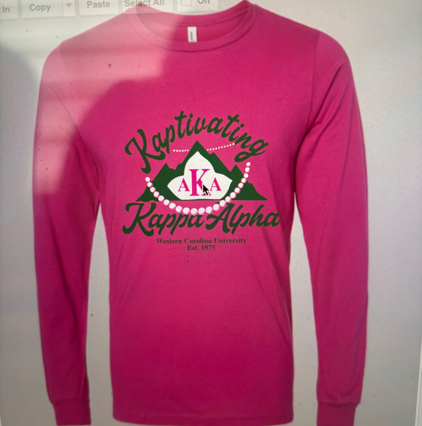 Kappa Alpha Long Sleeve T Shirt
