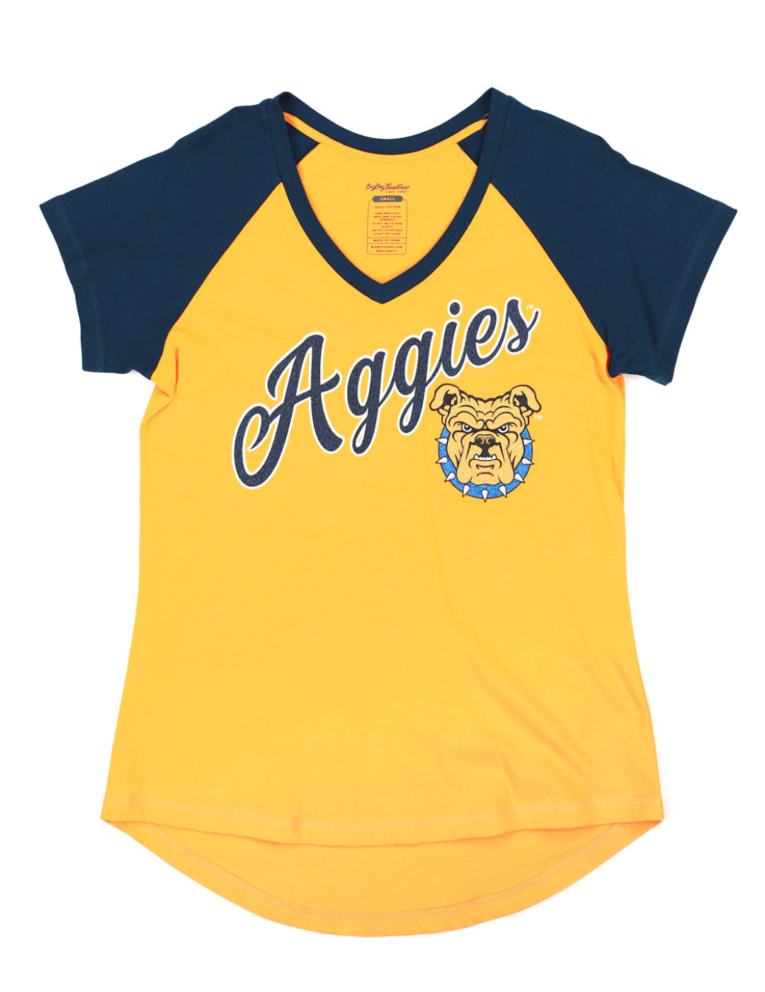 NC A & T V Neck-Tee