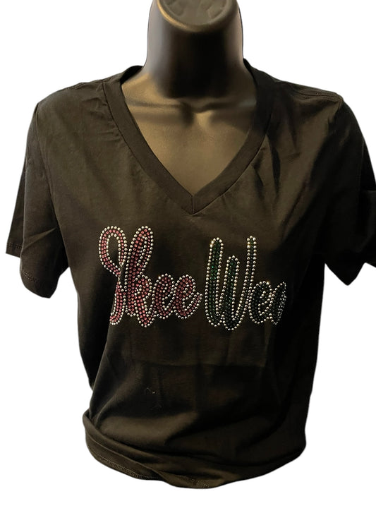 T-shirt-Skee Wee Rhinestone