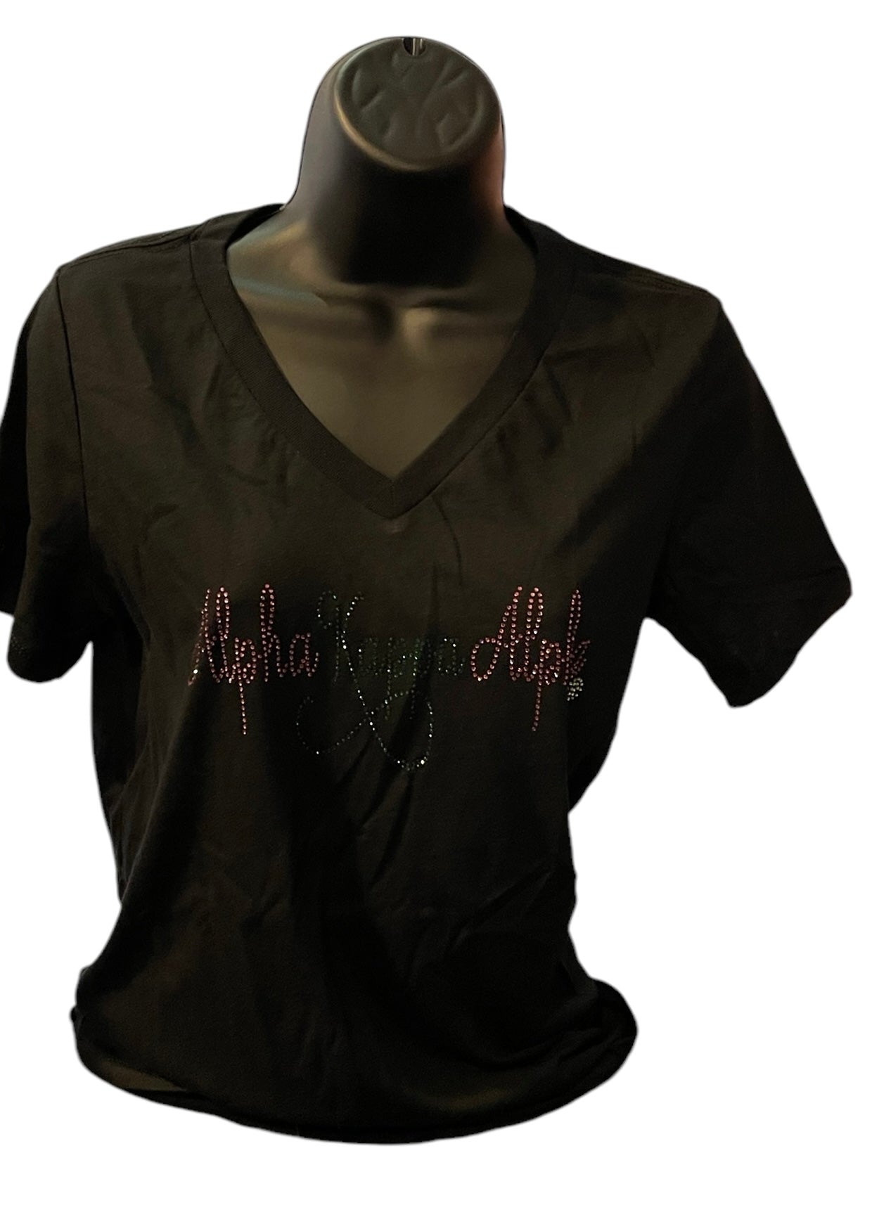 T-shirt-Alpha Kappa Alpha Rhinestone