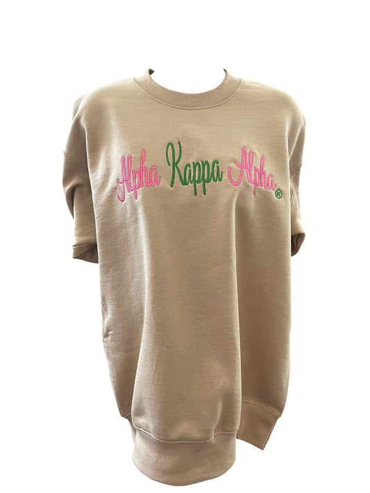 Sweatshirt-Pink & Green AKA spelled out