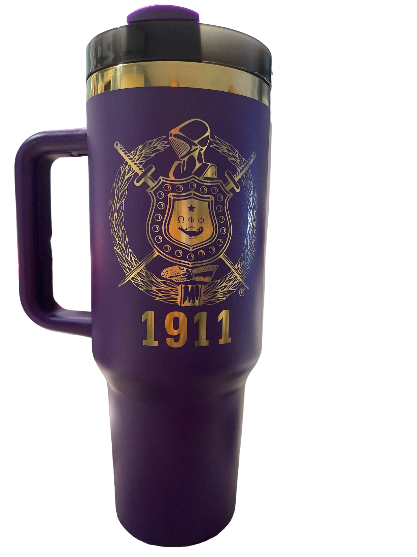 Tumbler-40oz OPP Laser Engraved Crest