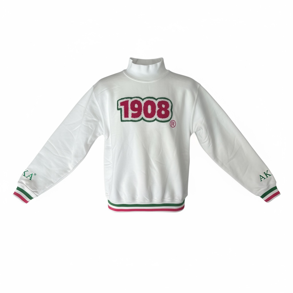 Sweatshirt-1908 Chenille Mockneck