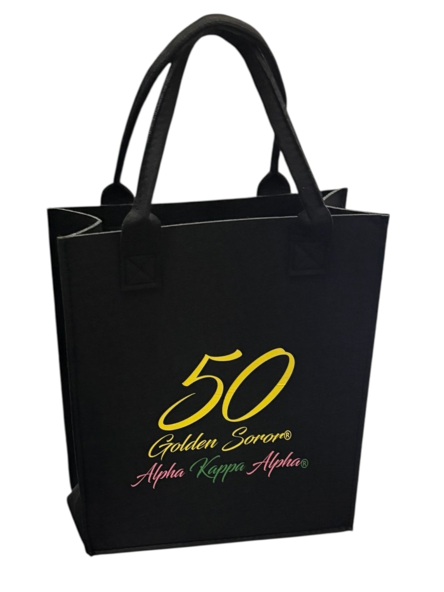 Bag-Golden Soror Felt Reusable Bag (Small)