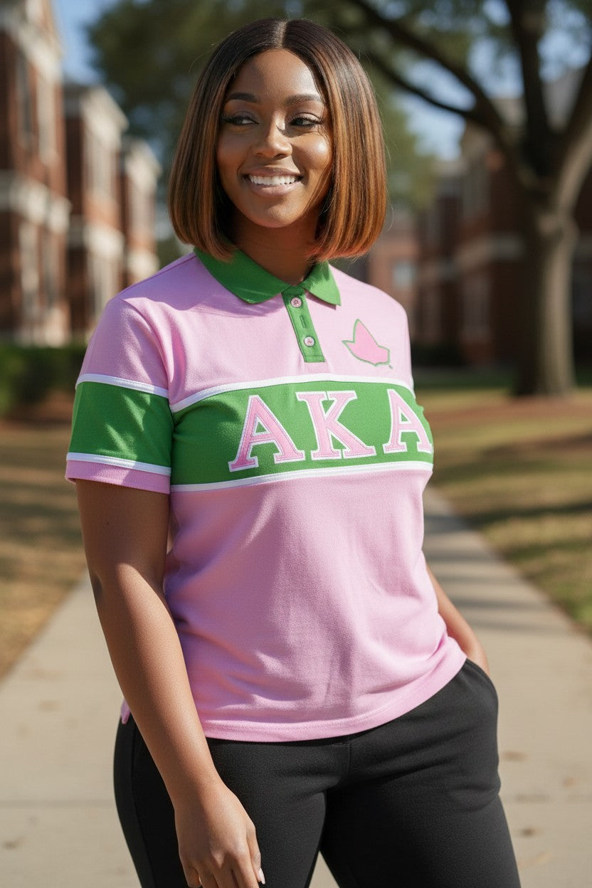 Polo Shirt-AKA Pink