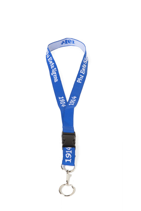 Woven Embroidered Lanyard-PBS