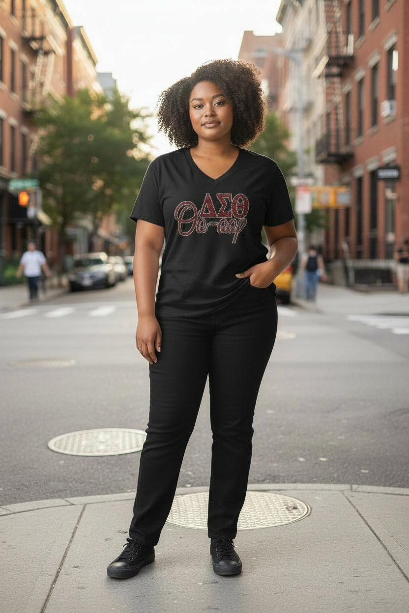 DST Rhinestone OO-OOP T-Shirt
