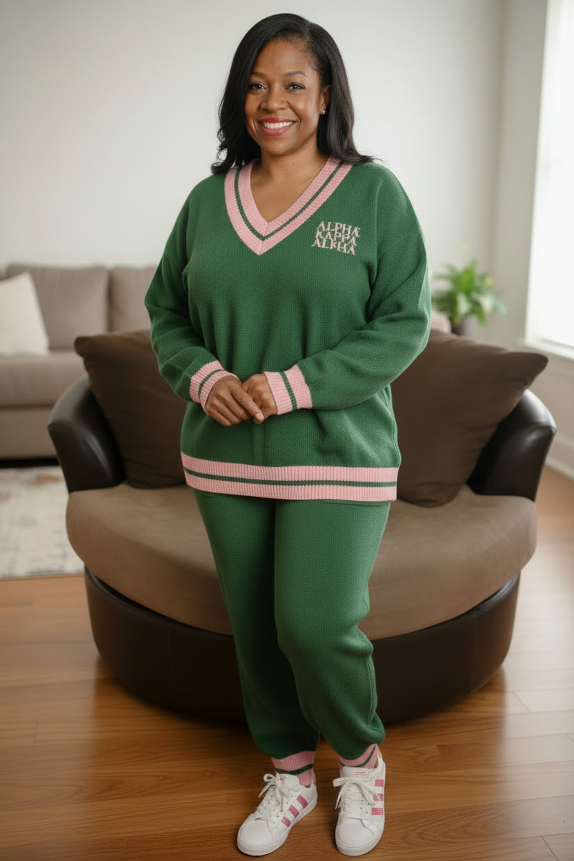 Knit Jogger Set-AKA