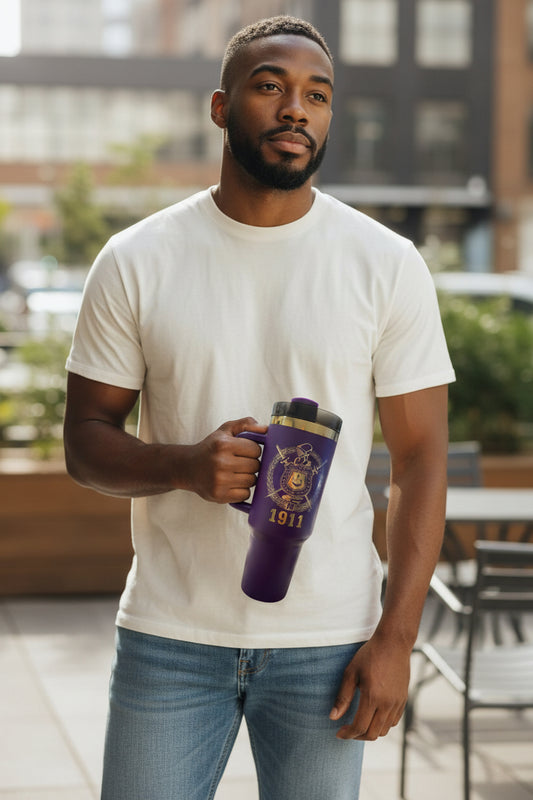 Tumbler-40oz OPP Laser Engraved Crest