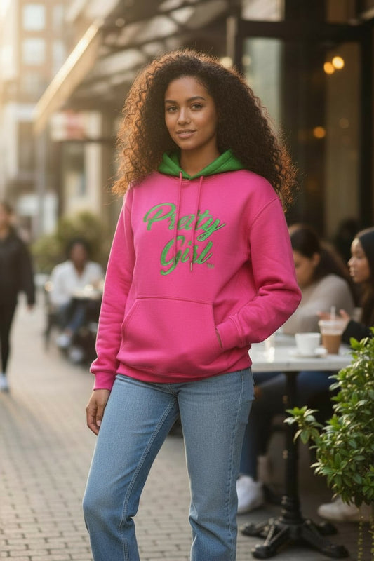 Sweatshirt-Satin Lined Hoodie AKA