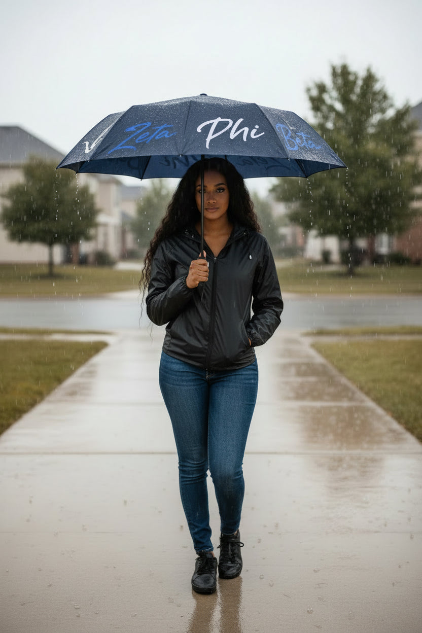 UMBRELLA-ZPB Spelled out Black