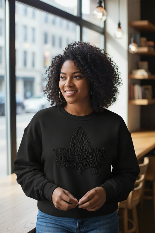 Sweatshirt-Ivy Pearl Black